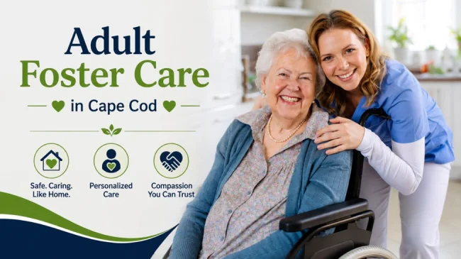 Adult Foster Care in Cape Cod helping an older adult receive compassionate home care